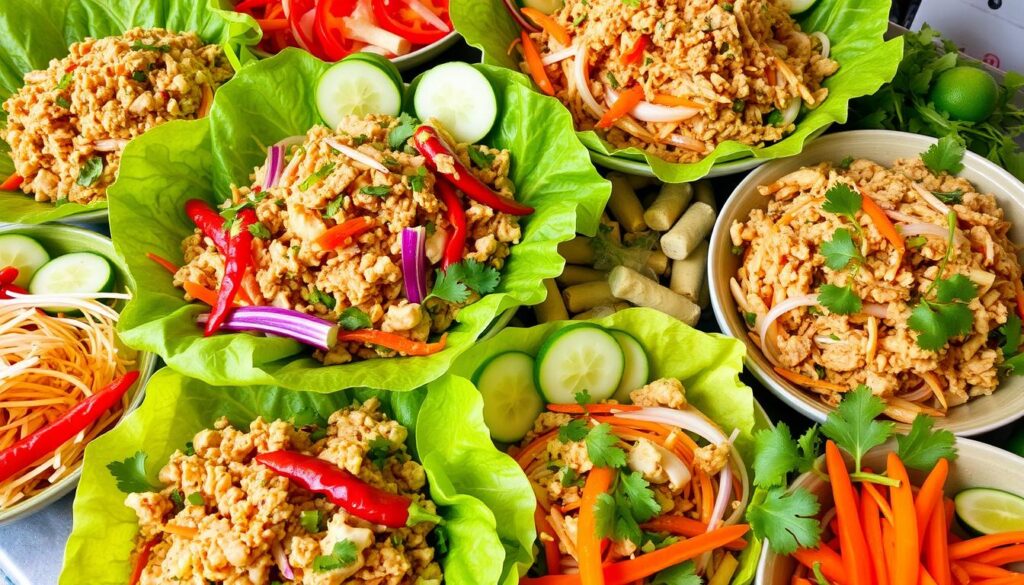 Thai-Salate mit frischen Zutaten