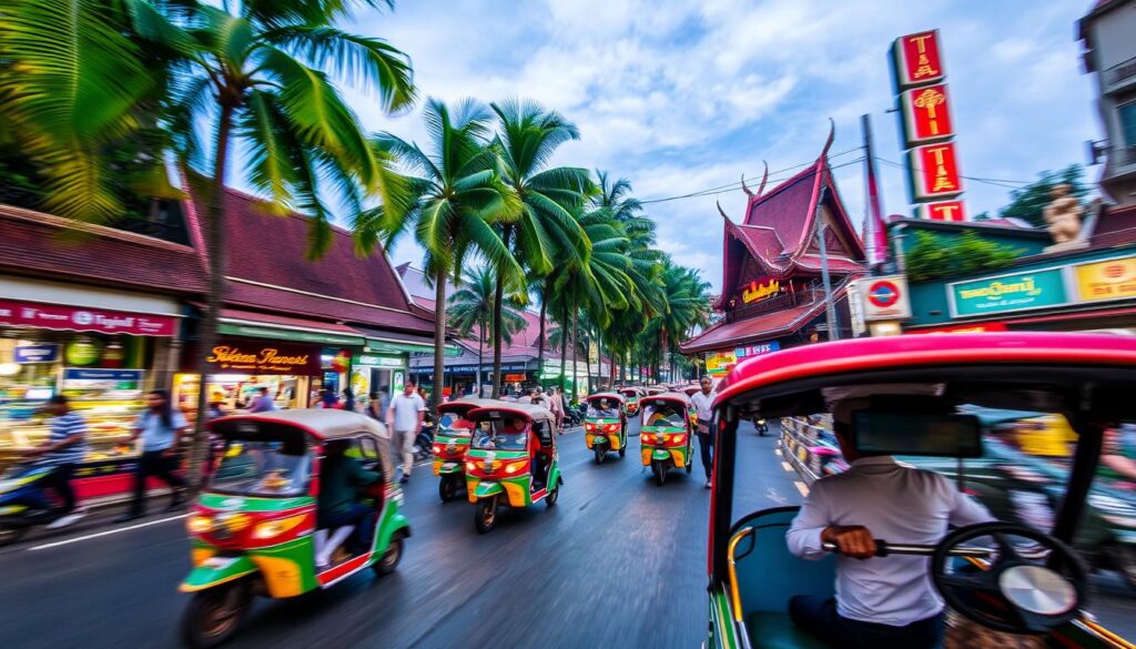 Tuk-Tuk Fahrt Bangkok