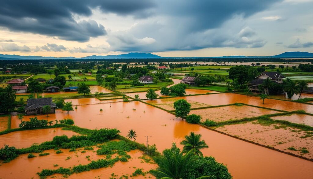 Überschwemmungen in Südthailand