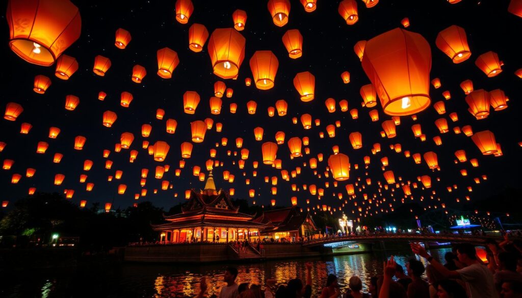 Yi Peng Laternenfest 2024